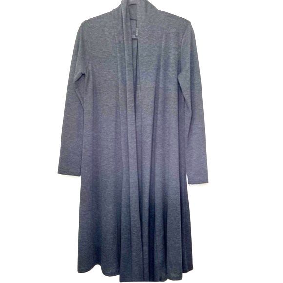 Rags & Couture Open Front Drape Cardigan Gray Size Small - Picture 1 of 10